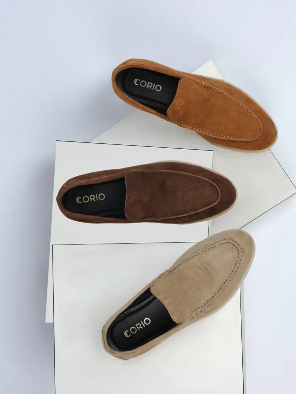 Süet Loafer